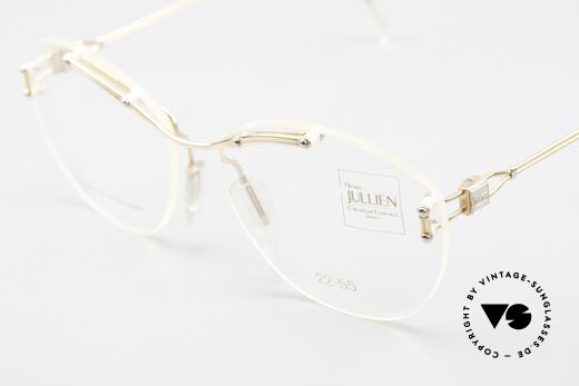 Henry Jullien Melrose 2255 Randlose Vintage Damenbrille, KEIN Retro; ein echtes altes Original von ca. 1994, Passend für Damen