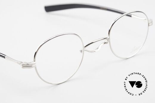 Lunor Swing A 32 Panto Vintage Brille Mit Schwing Steg, die orig. Demogläser können beliebig ersetzt werden, Passend für Herren und Damen