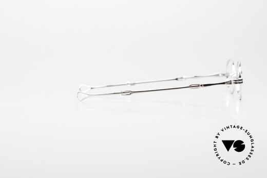 Lunor I 08 Telescopic Vintage Brille Platin Plattiert, stilvoll, elegant und sehr praktische Teleskop-Bügel, Passend für Herren und Damen