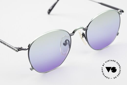 Jean Paul Gaultier 55-0171 90er Panto Style Sonnenbrille, Einsatz von optischen Gläsern problemlos möglich, Passend für Herren