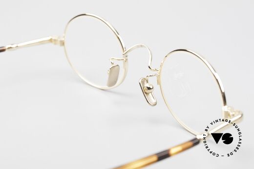 Lunor VA 100 Ovale Lunor Brille Vergoldet, Größe: medium, Passend für Herren und Damen