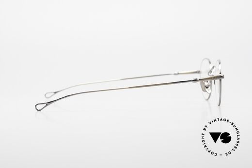 Lunor V 107 Runde Panto Brille Antik Gold, ungetragen (wie alle unsere Lunor Brillenklassiker), Passend für Herren und Damen