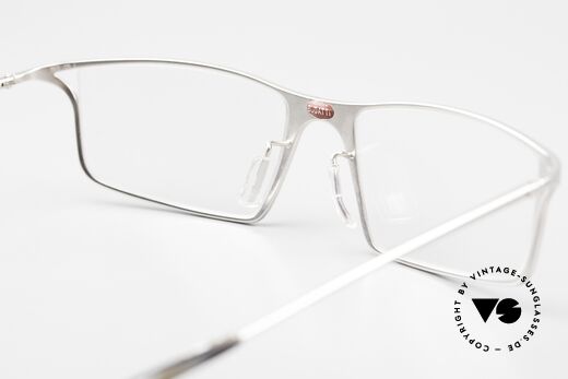 Bugatti 353 Odotype Eckige Vintage Luxus Brille, Größe: large, Passend für Herren