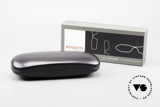 Bugatti 353 Odotype Eckige Vintage Luxus Brille, Größe: large, Passend für Herren