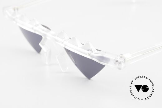Design Maske Berlin Ethno 3 Verrückte Vintage Brille 90er, originelle, dreieckige Sonnengläser: 100% UV Protection, Passend für Herren und Damen