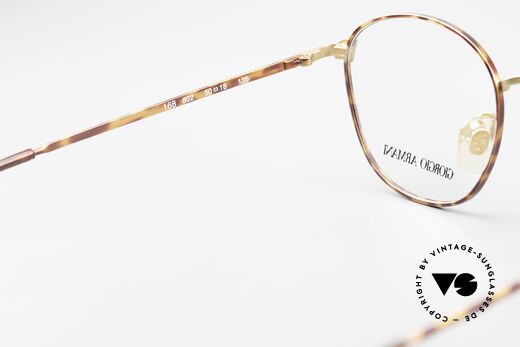 Giorgio Armani 168 Herren Brille 80er Vintage, Fassung ist beliebig verglasbar (optisch oder Sonne), Passend für Herren