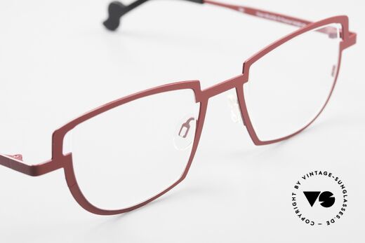 Theo Belgium Modify Damenbrille Rote Designerbrille, original DEMOgläser können beliebig ersetzt werden, Passend für Damen