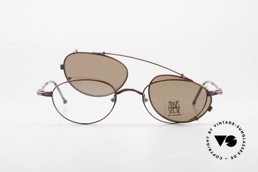Jean Paul Gaultier 57-0006 Rare Vintage Brille 90er Clip On, Größe: medium, Passend für Herren und Damen