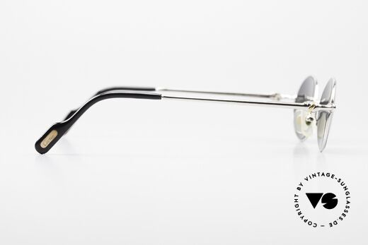 Cartier Filao Ovale Platin Sonnenbrille 90er, KEIN RETRO; ein Original von 1999 mit Chanel Etui, Passend für Herren und Damen