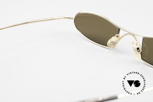 Bugatti 346 Odotype Flache Designer Sonnenbrille, entspiegelte Sonnengläser (100% UV Schutz), Passend für Herren und Damen