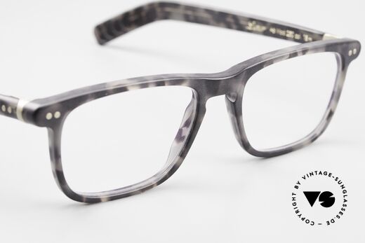 Lunor A6 250 Markante Herrenbrille Azetat, Fassung kann beliebig verglast werden (optisch/Sonne), Passend für Herren