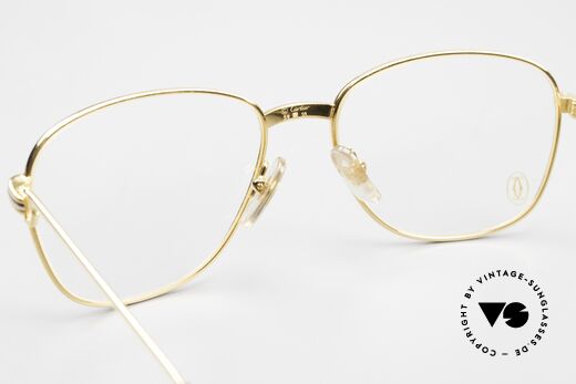 Cartier Courcelles 90er Luxus Vintagebrille Large, KEINE Retrobrille, sondern ein altes Cartier-Unikat!, Passend für Herren