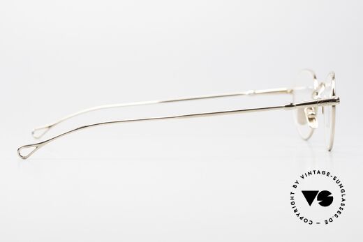 Lunor V 107 Runde Brille Panto Bicolor BC, ungetragen (wie alle unsere Lunor Brillenklassiker), Passend für Herren und Damen