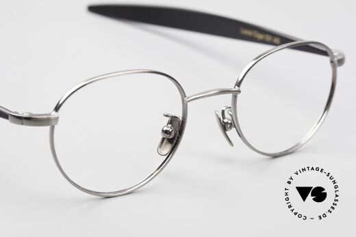 Lunor Cigar 531 AS Antik Silber Brille Rund Panto, Größe: small, Passend für Herren und Damen