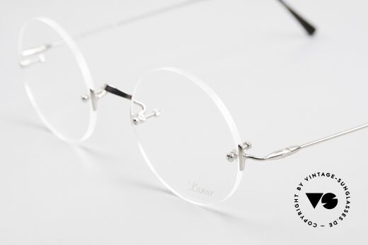 Lunor Classic Round PP Die Randlose Steve Jobs Brille, Größe: small, Passend für Herren und Damen