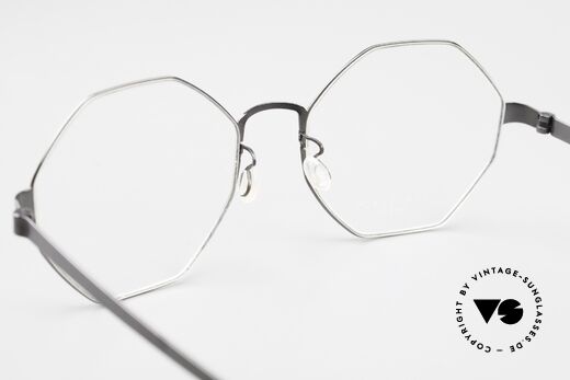 Lindberg 9609 Strip Titanium Damenbrille Herrenbrille 8eck, Titan-Fassung kann natürlich beliebig verglast werden, Passend für Herren und Damen