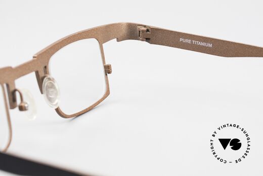 Theo Belgium Bo Crazy Designerbrille Titanium, die Demogläser sollten entsprechend ersetzt werden, Passend für Herren und Damen