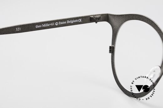 Theo Belgium Mille 61 Lebendiges Rahmenmuster, 143mm breit = eher eine LARGE Größe; unisex!, Passend für Herren und Damen