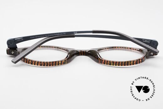 Theo Belgium Brambor Azetat Metall Designerbrille, das Modell kann natürlich beliebig verglast werden, Passend für Herren und Damen