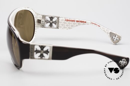 Chrome Hearts Erected Rockstar Aviator Sonnenbrille, 125mm breit: SMALL = eher für schmale Gesichter, Passend für Herren und Damen