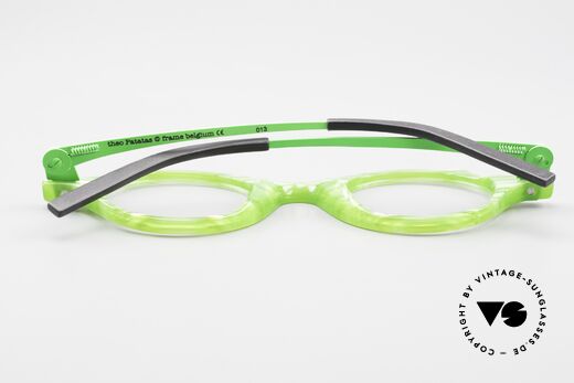 Theo Belgium Patatas Crazy Designerbrille Kunstbrille, das Modell kann natürlich beliebig verglast werden, Passend für Herren und Damen