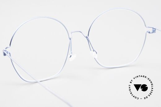Lindberg Jane Air Titan Rim Damenbrille Panto Stil Rund, Fassung kann beliebig (optisch / Sonne) verglast werden, Passend für Damen