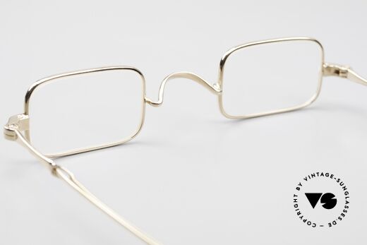 Lunor I 13 Telescopic Eckige Lesebrille Schiebebügel, die Fassung sollte natürlich optisch verglast werden, Passend für Herren und Damen
