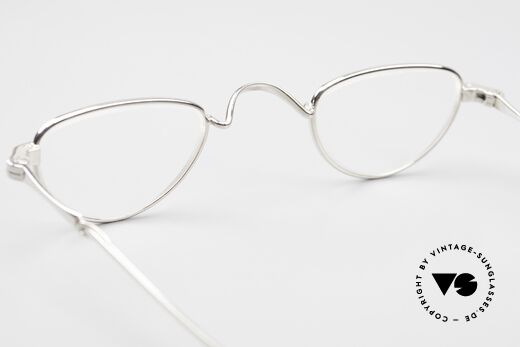 Lunor I 06 Telescopic Ausziehbare Brille Platin PP, KEINE RETROBRILLE, ein ORIGINAL von circa 1999, Passend für Herren und Damen
