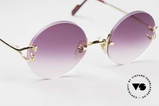 Cartier Madison Limited Einzelstück Customized Violett, Gr. MEDIUM (130mm Breite) und 100% UV Schutz, Passend für Herren und Damen