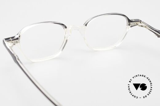 Lunor Mod 46 Alte 90er Brille Kristall Azetat, Fassung kann beliebig verglast werden (optisch/Sonne), Passend für Herren und Damen