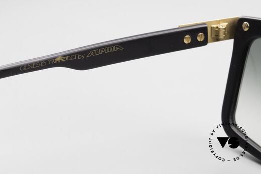 Alpina G81 Rare 80er Brille 24kt Vergoldet, ungetragen (wie alle unsere vintage ALPINA Brillen), Passend für Herren und Damen