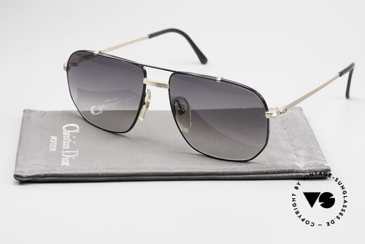 Christian Dior 2593 90er Metall Sonnenbrille Herren, Fassung (Größe 58-16) ist auch optisch verglasbar, Passend für Herren