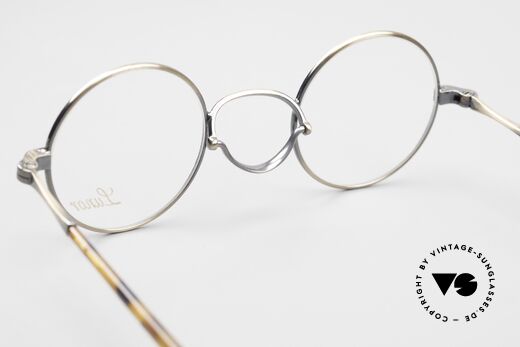 Lunor Swing A 31 Round Vintage Brille In Antik Gold AG, Größe: extra small, Passend für Herren und Damen