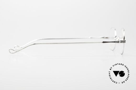 Lunor II 10 Ovale Brille Platin Plattiert, zeitlose Fassung; Unisex-Modell (Damen und Herren), Passend für Herren und Damen