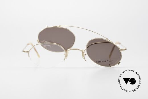 Koh Sakai KS9727 Echte 90er Brille Made in Japan, ungetragen (wie alle unsere alten LA + Sabae Brillen), Passend für Herren und Damen
