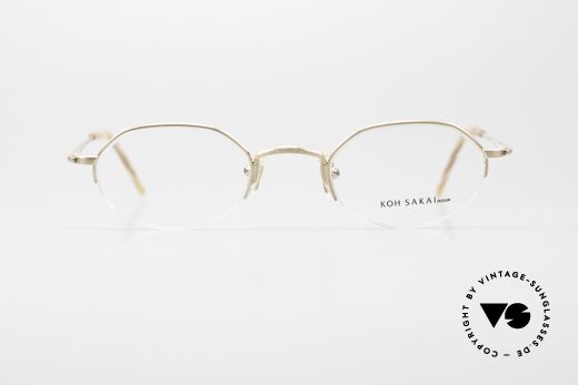 Koh Sakai KS9727 Echte 90er Brille Made in Japan, Größe: small, Passend für Herren und Damen