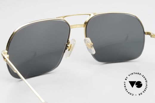 Cartier Orsay Halbrand Luxus Sonnenbrille, neue CR39 UV400 Gläser in einem grau-grün G15, Passend für Herren