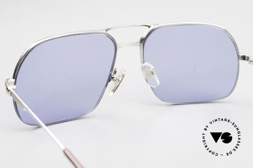 Cartier Orsay 90er Platin Luxus Sonnenbrille, neue CR39 Sonnengläser in BLAU (100% UV Schutz), Passend für Herren