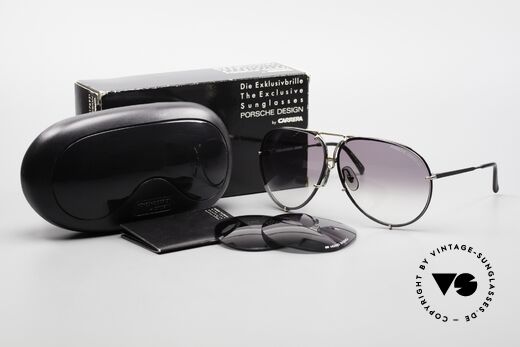 Porsche 5623 80er Brille Mit Wechselgäsern, Mod. 5623 = 80er SMALL (heute eher MEDIUM Größe), Passend für Herren und Damen