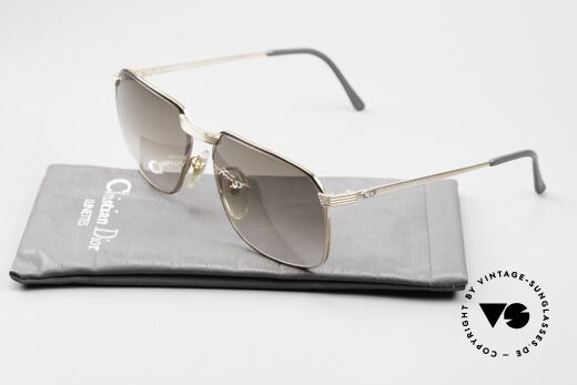 Christian Dior 2489 Sonnenbrille 80er Herren Gold, die Qualitätsfassung kann beliebig verglast werden, Passend für Herren