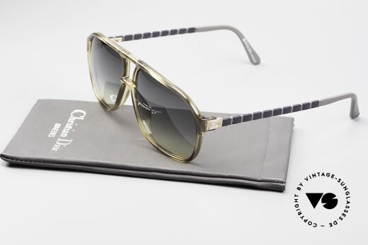 Christian Dior 2417 Sonnenbrille Herren 80er Jahre, sehr interessante Farbe: braun-gelblich-schwarz, Passend für Herren