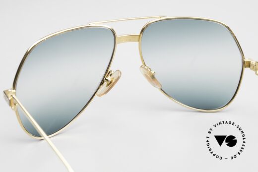 Cartier Vendome Santos - M Double Gradient Green Lens, KEINE Retrobrille, sondern ein altes vintage ORIGINAL!, Passend für Herren und Damen