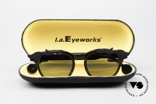L.A. Eyeworks Molly Million Los Angeles Lifestyle Brille, KEINE Retromode; ein altes Original (Los Angeles '92), Passend für Damen
