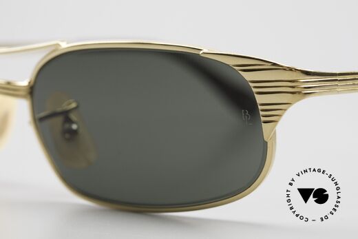 Ray Ban Signet Rectangle B&L USA 80er Sonnenbrille, Mod.-Bezeichnung: W1396, Signet 52 Rectangle, Passend für Herren und Damen
