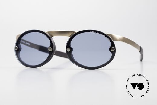 Porsche 5694 P0050 Magnetische Sonnenbrille 90er, Größe: medium, Passend für Herren