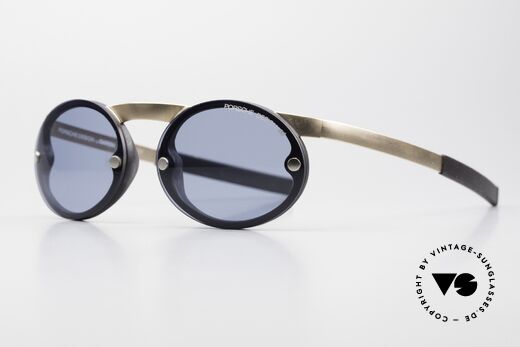 Porsche 5694 P0050 Magnetische Sonnenbrille 90er, Größe: medium, Passend für Herren