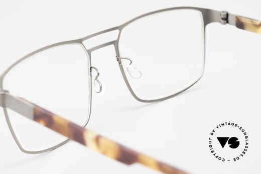 Lindberg 9599 Strip Titanium Markante Herrenbrille 2017, die orig. DEMOgläser können beliebig getauscht werden, Passend für Herren