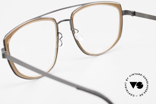 Lindberg 9735 Strip Titanium X Large Brille Für Frauen, die orig. DEMOgläser können beliebig getauscht werden, Passend für Damen