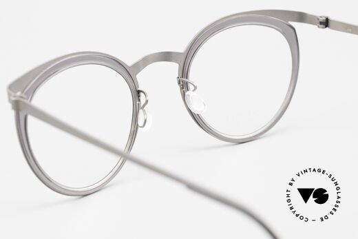 Lindberg 9722 Strip Titanium Damenbrille Panto Stil Rund, die orig. DEMOgläser können beliebig getauscht werden, Passend für Damen