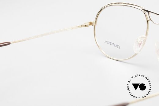 Alpina M1F767 Rare Alte 90er Pilotenbrille, Demogläser können durch optische ersetzt werden, Passend für Herren